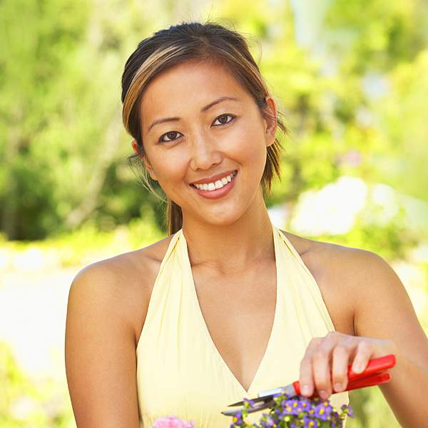 Satisfied dental patient